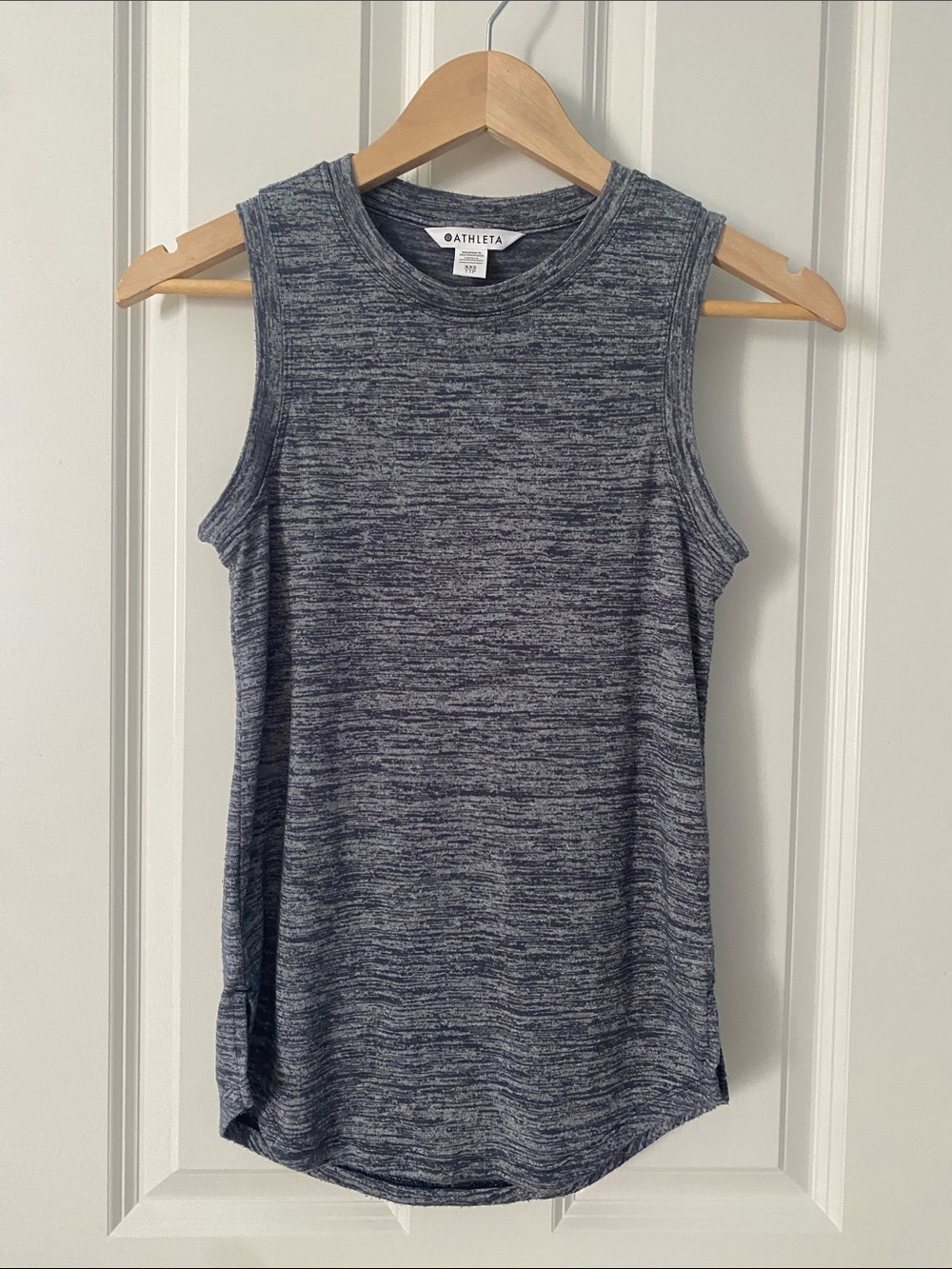 Athleta Heathered Gray Sleeveless Tank, Womens XXS